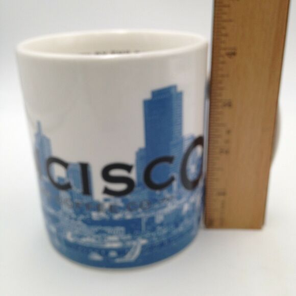 Starbucks San Francisco Skyline Series One Large Mug Cup Barista 2002 - Picture 8 of 8